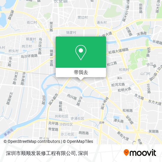 深圳市顺顺发装修工程有限公司地图