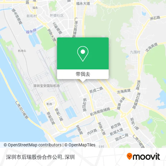 深圳市后瑞股份合作公司地图