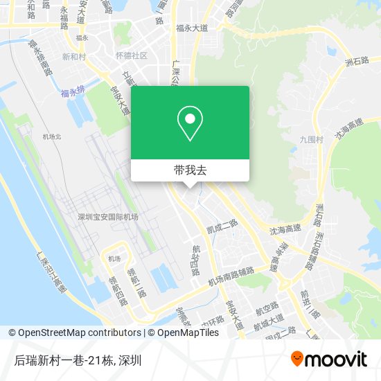 后瑞新村一巷-21栋地图