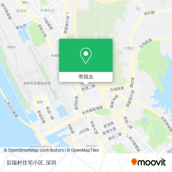 后瑞村住宅小区地图