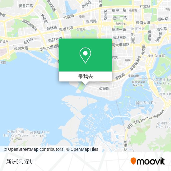 新洲河地图