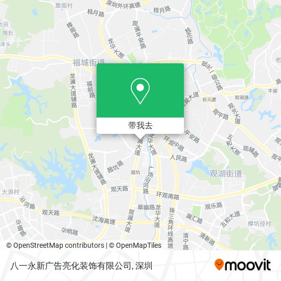 八一永新广告亮化装饰有限公司地图