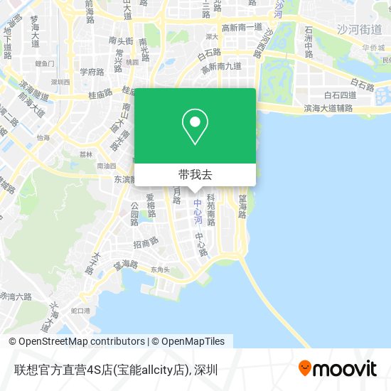 联想官方直营4S店(宝能allcity店)地图