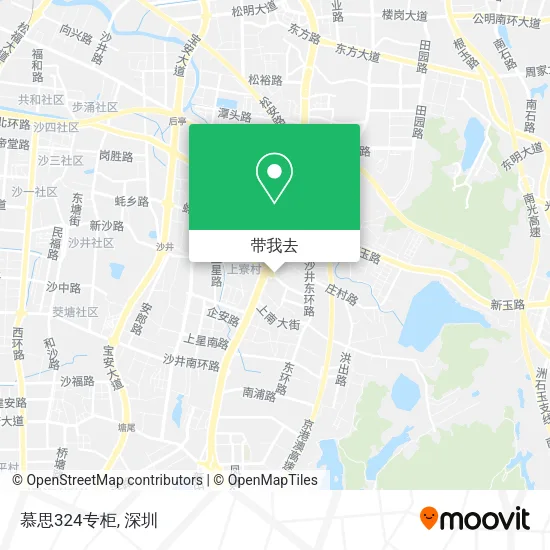 慕思324专柜地图