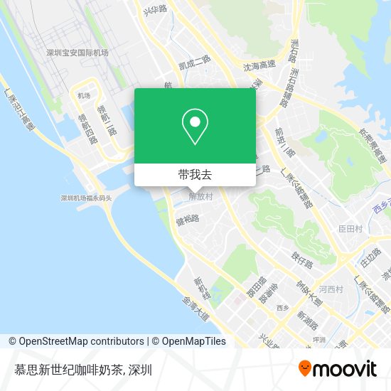 慕思新世纪咖啡奶茶地图