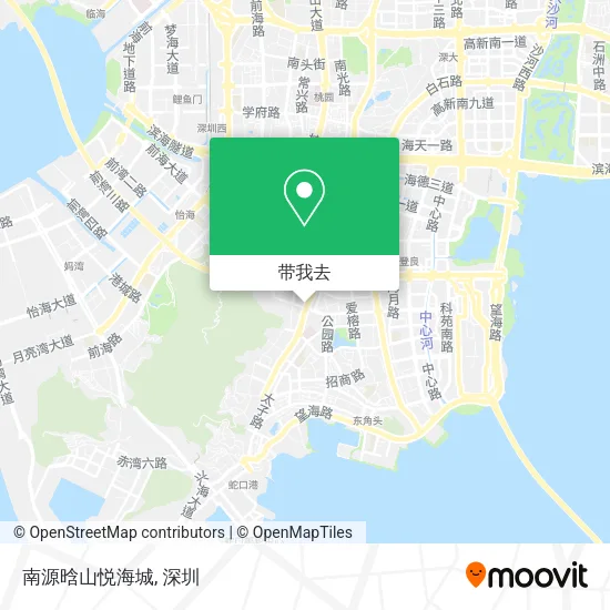 南源晗山悦海城地图