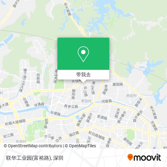 联华工业园(富裕路)地图
