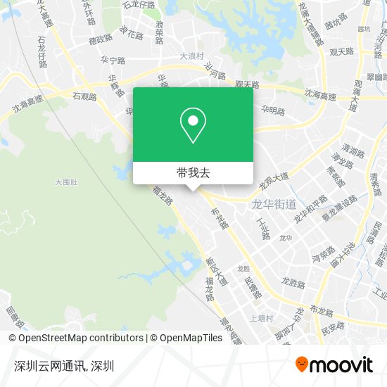 深圳云网通讯地图