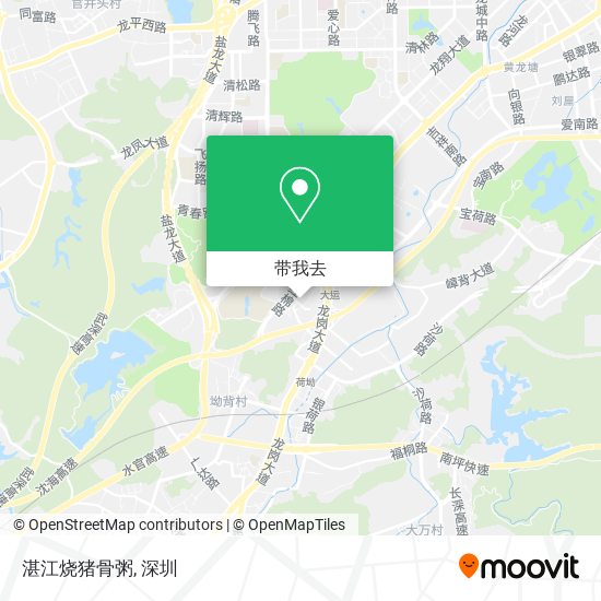 湛江烧猪骨粥地图