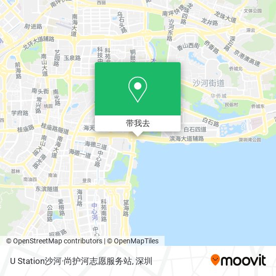 U Station沙河·尚护河志愿服务站地图
