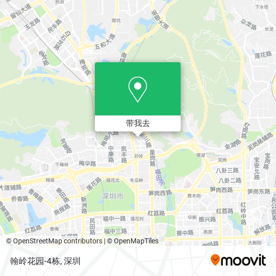 翰岭花园-4栋地图