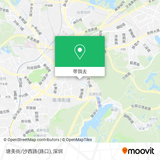 塘美街/沙西路(路口)地图