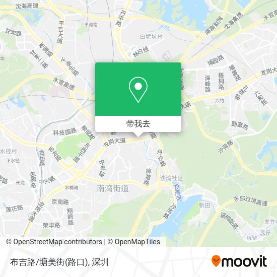 布吉路/塘美街(路口)地图
