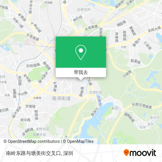 南岭东路与塘美街交叉口地图