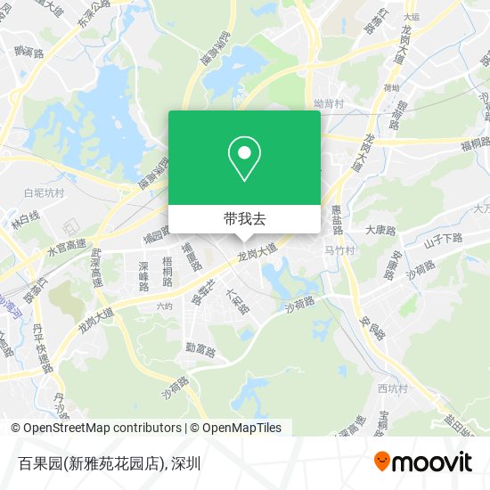 百果园(新雅苑花园店)地图