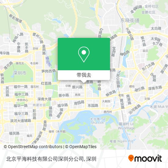 北京平海科技有限公司深圳分公司地图