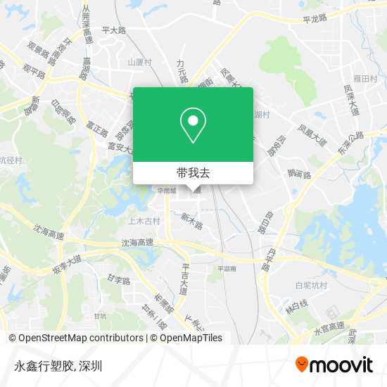 永鑫行塑胶地图
