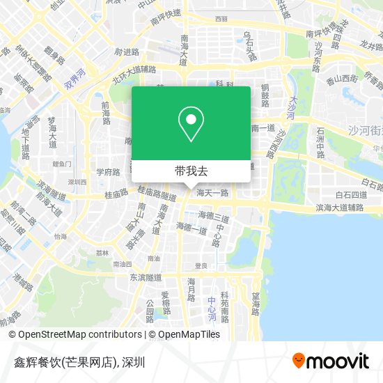 鑫辉餐饮(芒果网店)地图