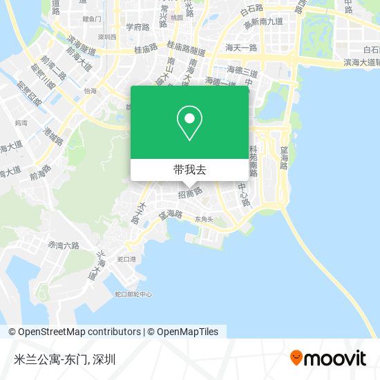 米兰公寓-东门地图