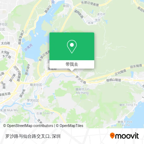 罗沙路与仙台路交叉口地图
