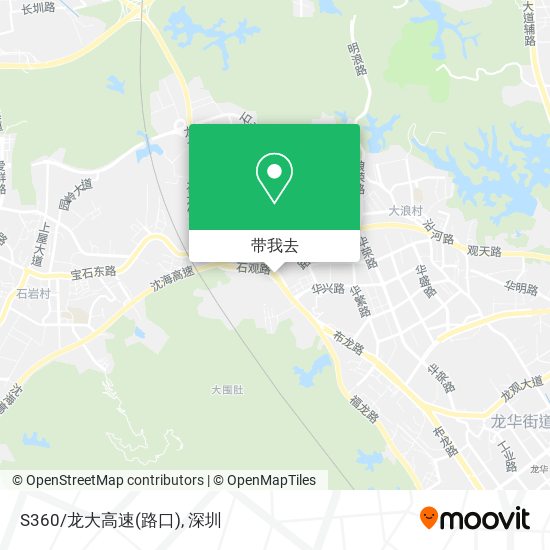 S360/龙大高速(路口)地图