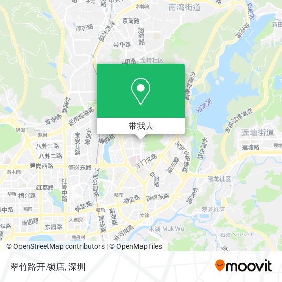 翠竹路开.锁店地图