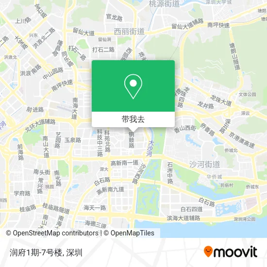 润府1期-7号楼地图