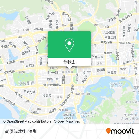岗厦统建街地图