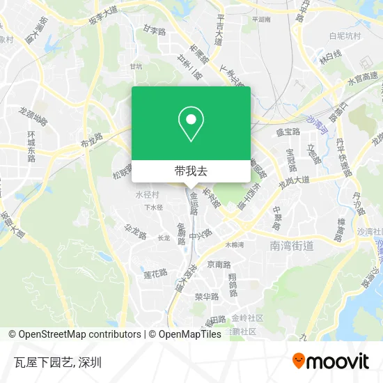 瓦屋下园艺地图