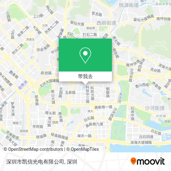 深圳市凯信光电有限公司地图