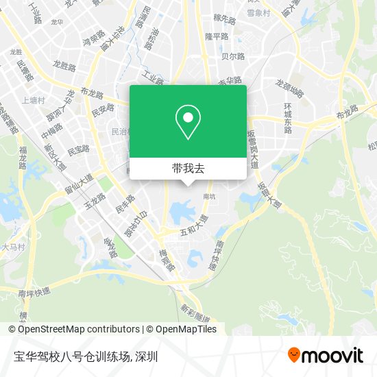 宝华驾校八号仓训练场地图