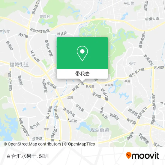 百合汇水果干地图