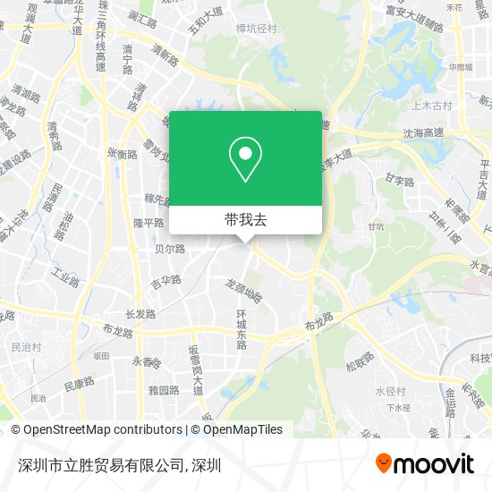 深圳市立胜贸易有限公司地图