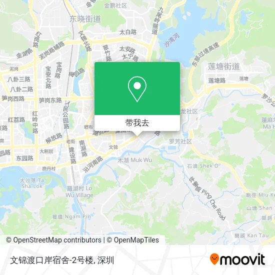 文锦渡口岸宿舍-2号楼地图