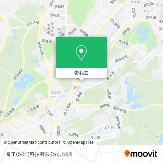 奇了(深圳)科技有限公司地图