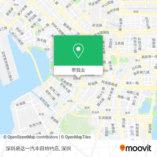 深圳易达一汽丰田特约店地图
