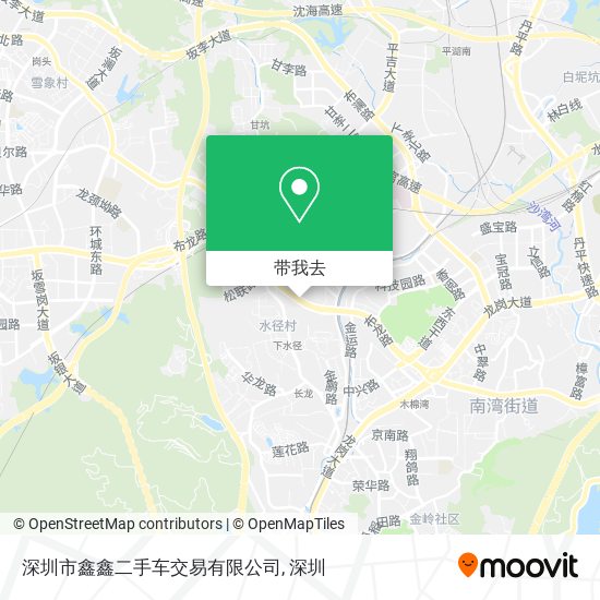 深圳市鑫鑫二手车交易有限公司地图