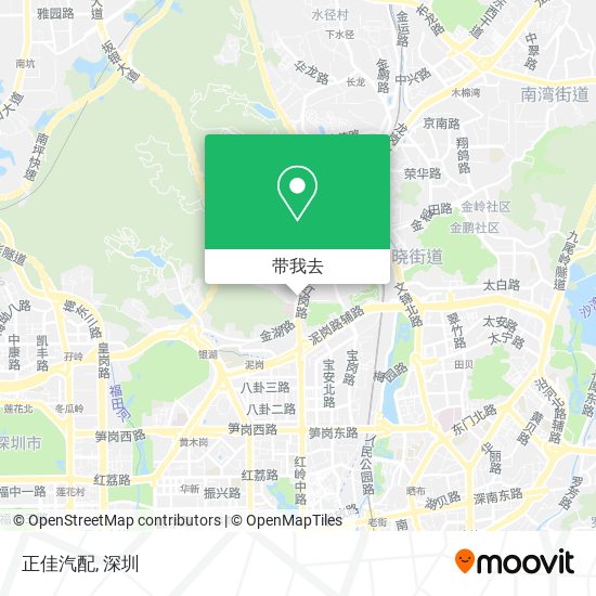 正佳汽配地图
