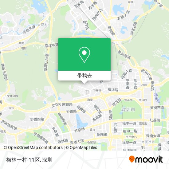 梅林一村-11区地图
