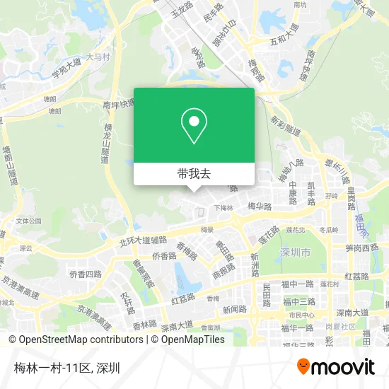 梅林一村-11区地图