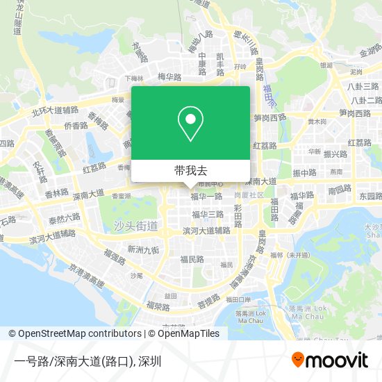 一号路/深南大道(路口)地图