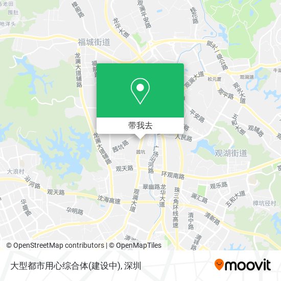 大型都市用心综合体(建设中)地图