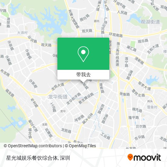 星光城娱乐餐饮综合体地图