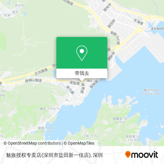 魅族授权专卖店(深圳市盐田新一佳店)地图
