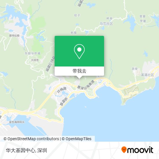 华大基因中心地图
