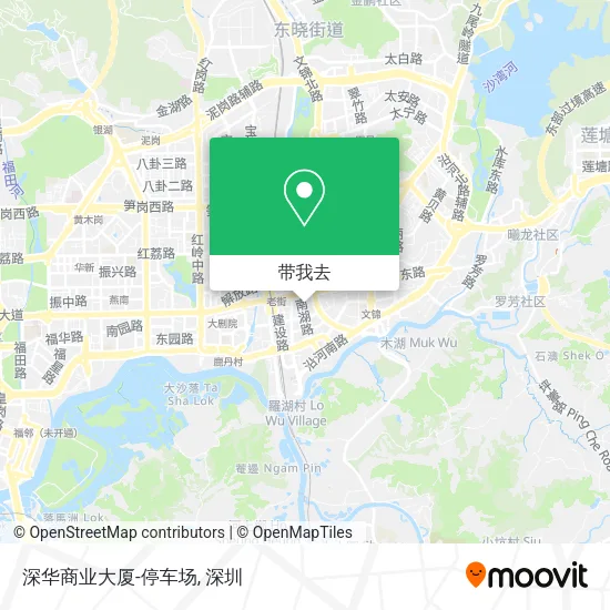 深华商业大厦-停车场地图