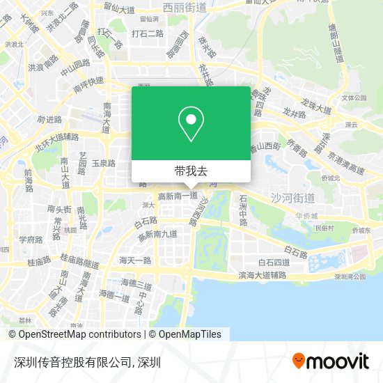 深圳传音控股有限公司地图