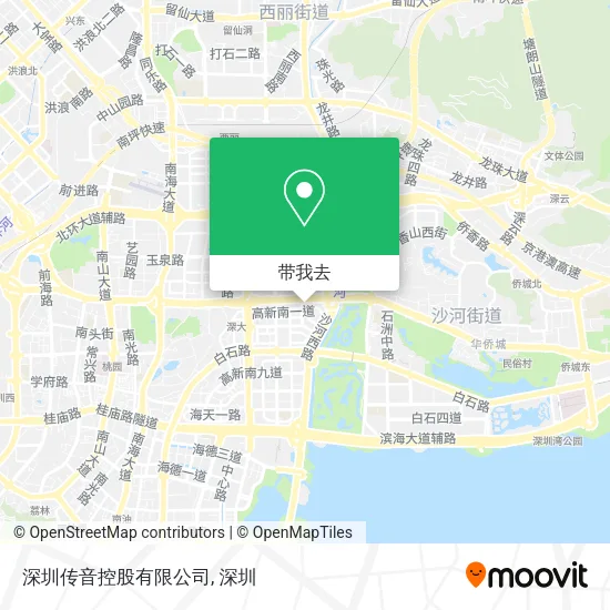 深圳传音控股有限公司地图