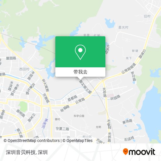 深圳音贝科技地图