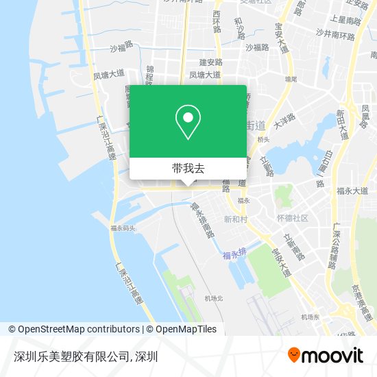 深圳乐美塑胶有限公司地图